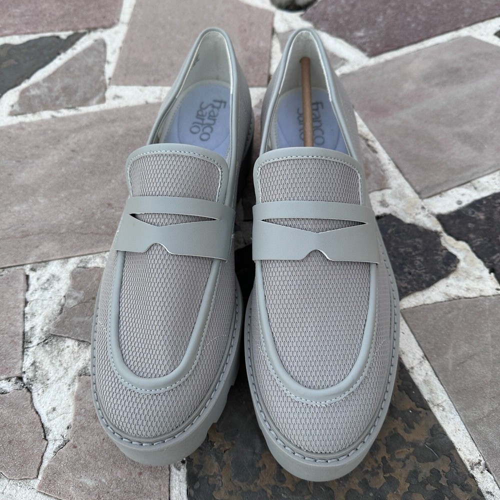 Franco Sarto Women's Balin 3 Platform Loafer Size 9M Color Glacier NWOB